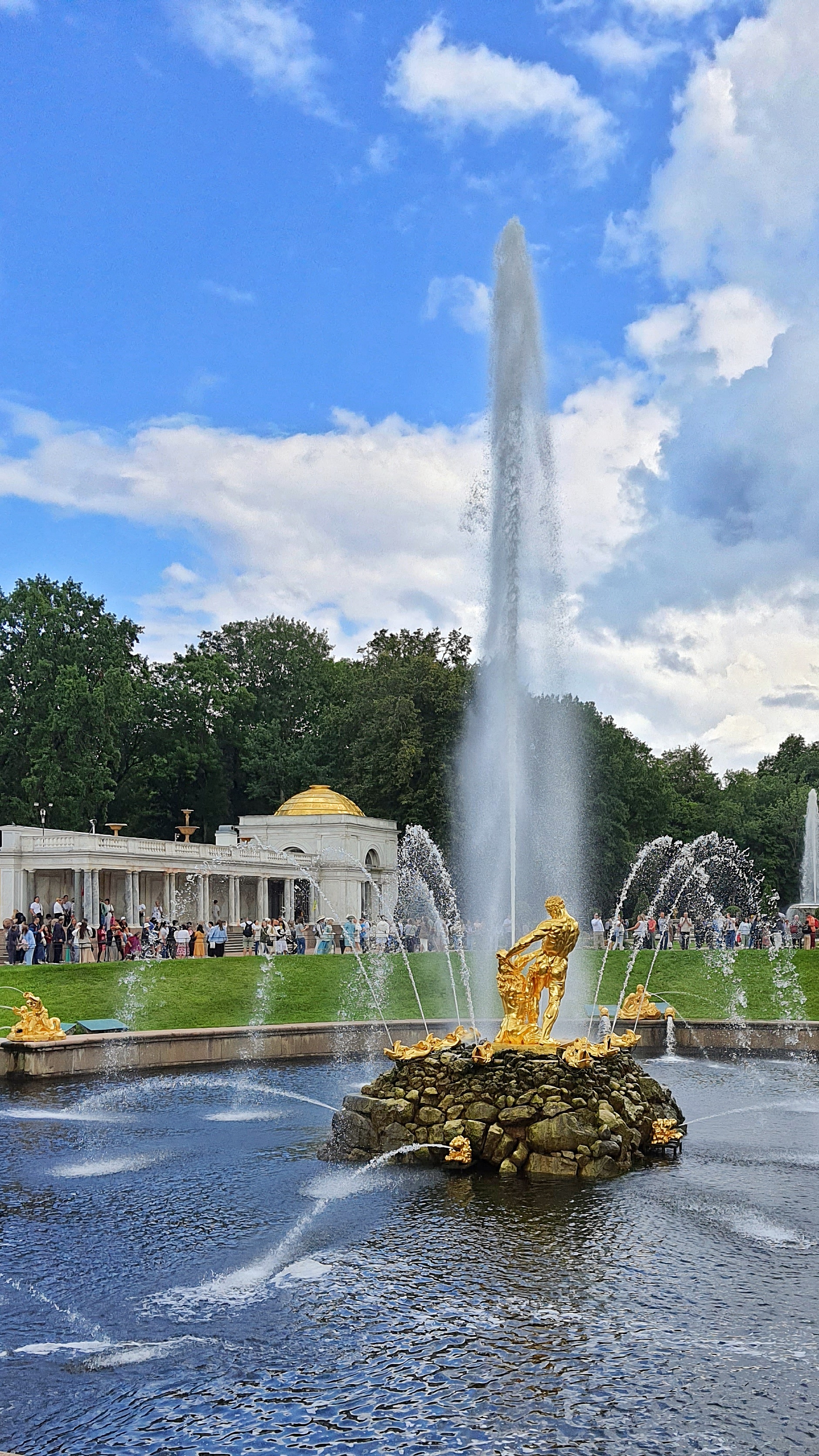 Peterhof, 2024 - My, Peterhof, Mobile photography, Fountain, Longpost