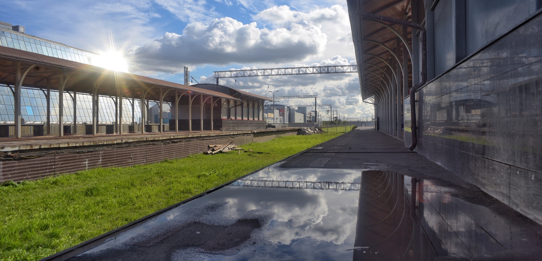 Clouds at Kupchino station - My, Clouds, Sky, Saint Petersburg