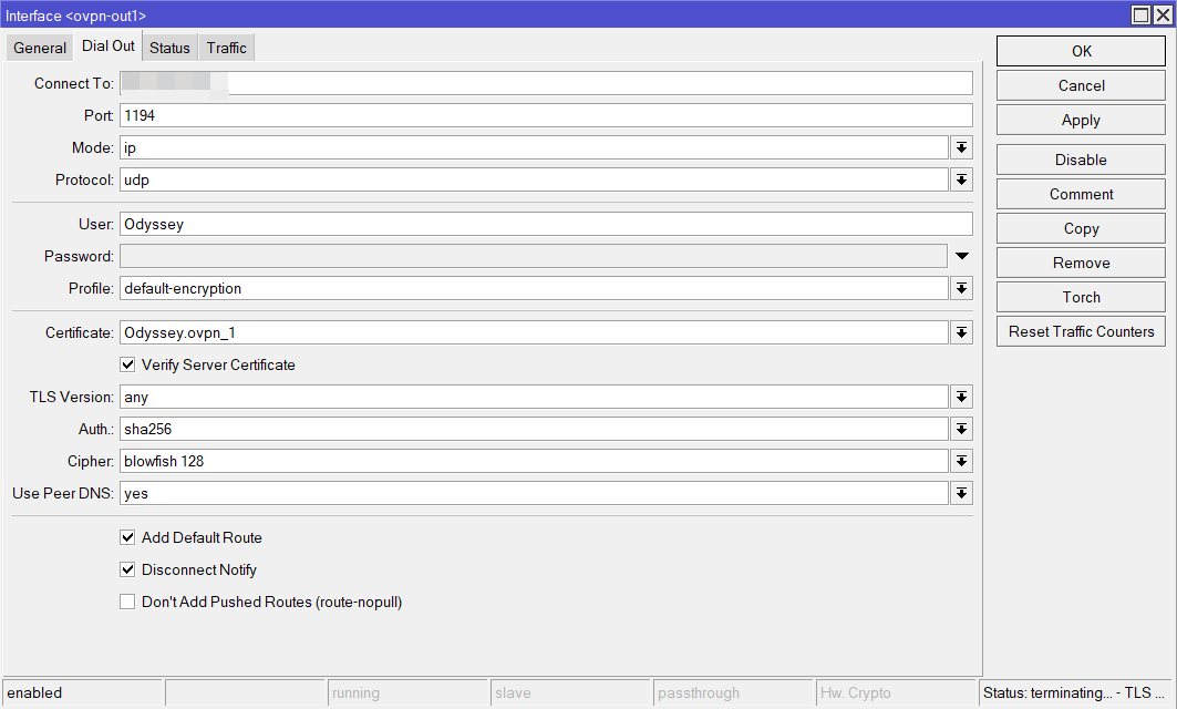 Need help setting up an OpenVPN client on MikroTik - My, Mikrotik, VPN, Openvpn, Ubuntu, Help, Question, Ask Peekaboo, Mat, Longpost