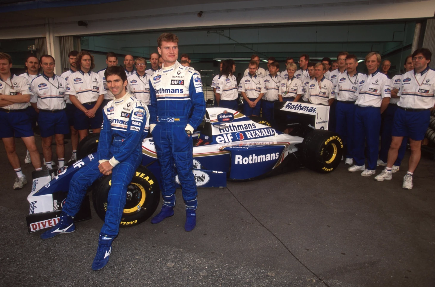 Portugal '94. Thanks to the FIA, Hill overtook Schumacher in the championship, and Coulthard was on the podium for the first time - My, Formula 1, Competitions, Автоспорт, Race, Speed, Michael Schumacher, Damon Hill, Mika Hakkinen, David Coulthard, Williams racing, Mclaren, Ferrari, Gerhard Berger, Benetton, Extreme, 90th, Retro, The photo, Rubens Barrichello, Video, Video VK, Longpost