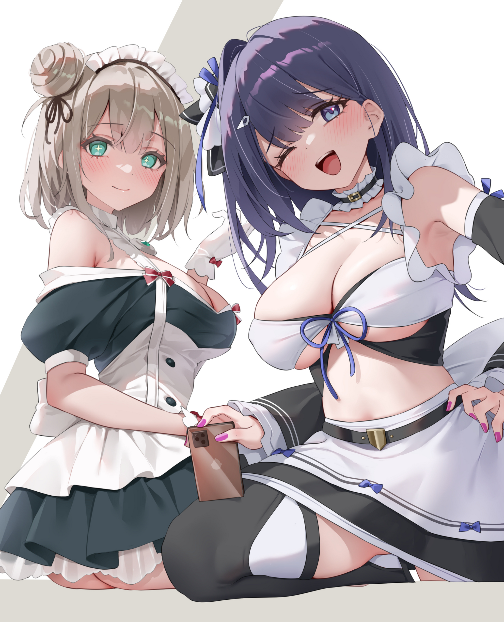 Liverpool & Manchester - Anime Art, Аниме, Azur Lane, Liverpool (Azur Lane), Manchester (Azur Lane)