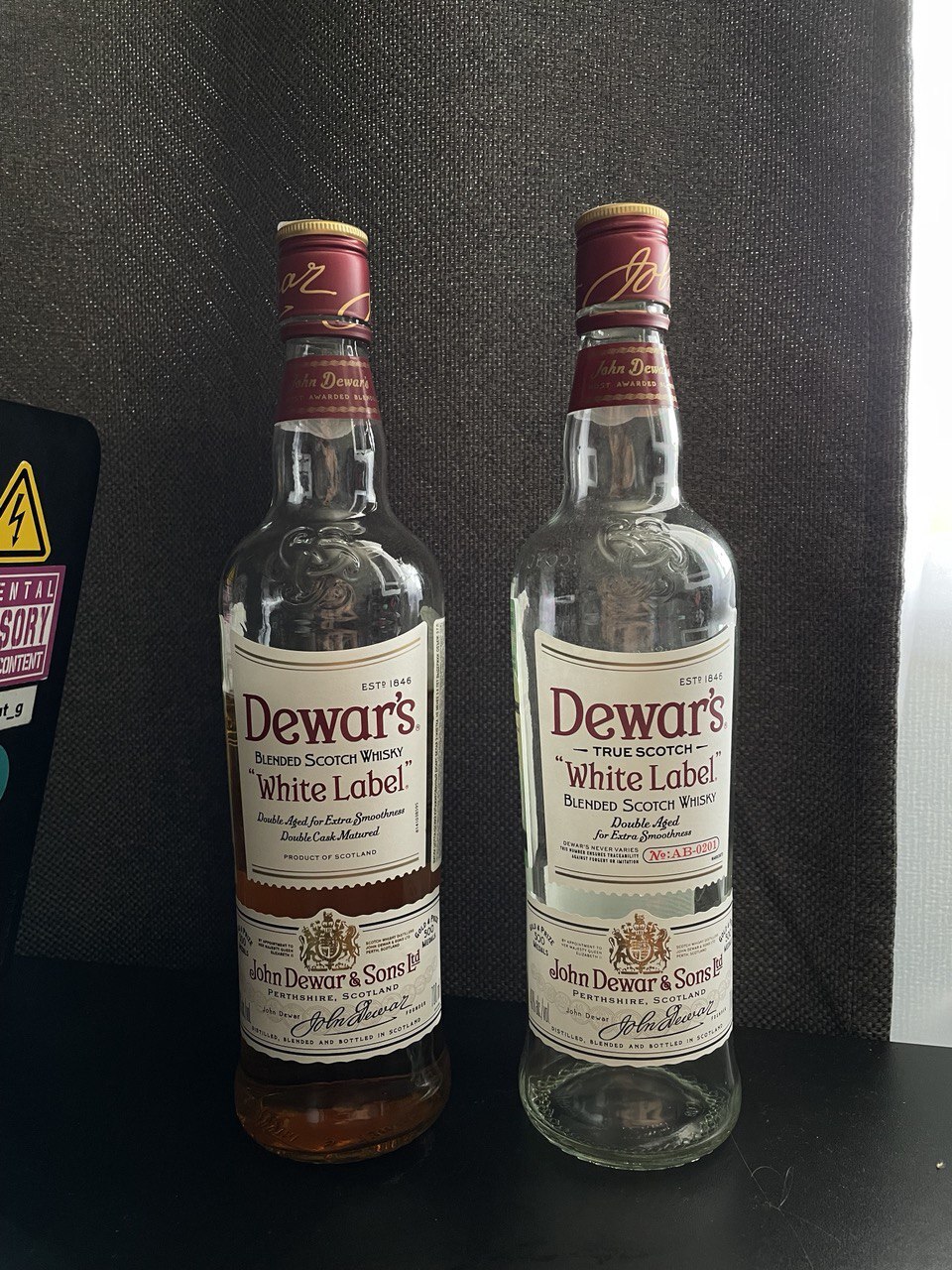 Подозрение на паленый Dewars White Label в пятерочке - Моё, Подделка, Пятерочка, Алкоголь, Длиннопост