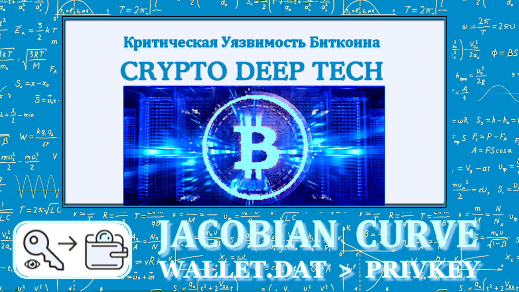 Manipulation of Jacobian Curve Coordinates, Investigating the Vulnerability of a Forged Signature Using a Bitcoin Wallet Decodable File - Bitcoins, Cryptocurrency, Hackers, Earnings on the Internet, Earnings, Trading, Cryptocurrency Arbitrage, Information Security, Chat Bot, Finance, Video, Youtube, Telegram (link), Yandex Zen (link), YouTube (link), Longpost