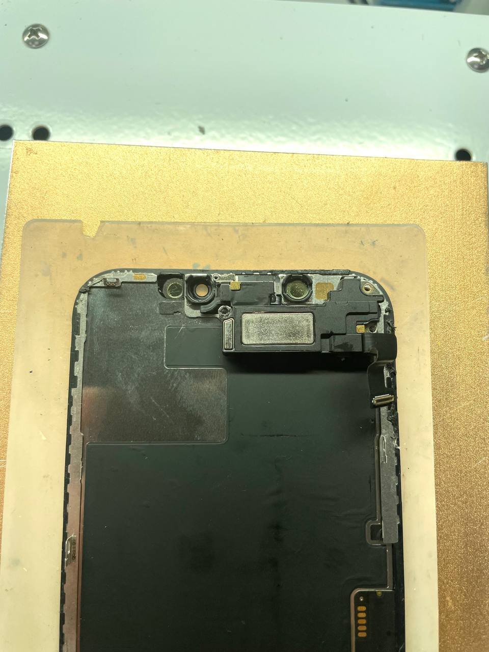 After immersion in water, it stopped responding to touches. Replacing the sensor (touchscreen) of iPhone 12 Pro - My, Ремонт телефона, iPhone, Repair of equipment, Screen replacement, Service center, Apple, Apple repair, Xiaomi, Iphone 12, Mobile phones, Android, Laptop Repair, Smartphone, Motherboard, Breaking, Longpost