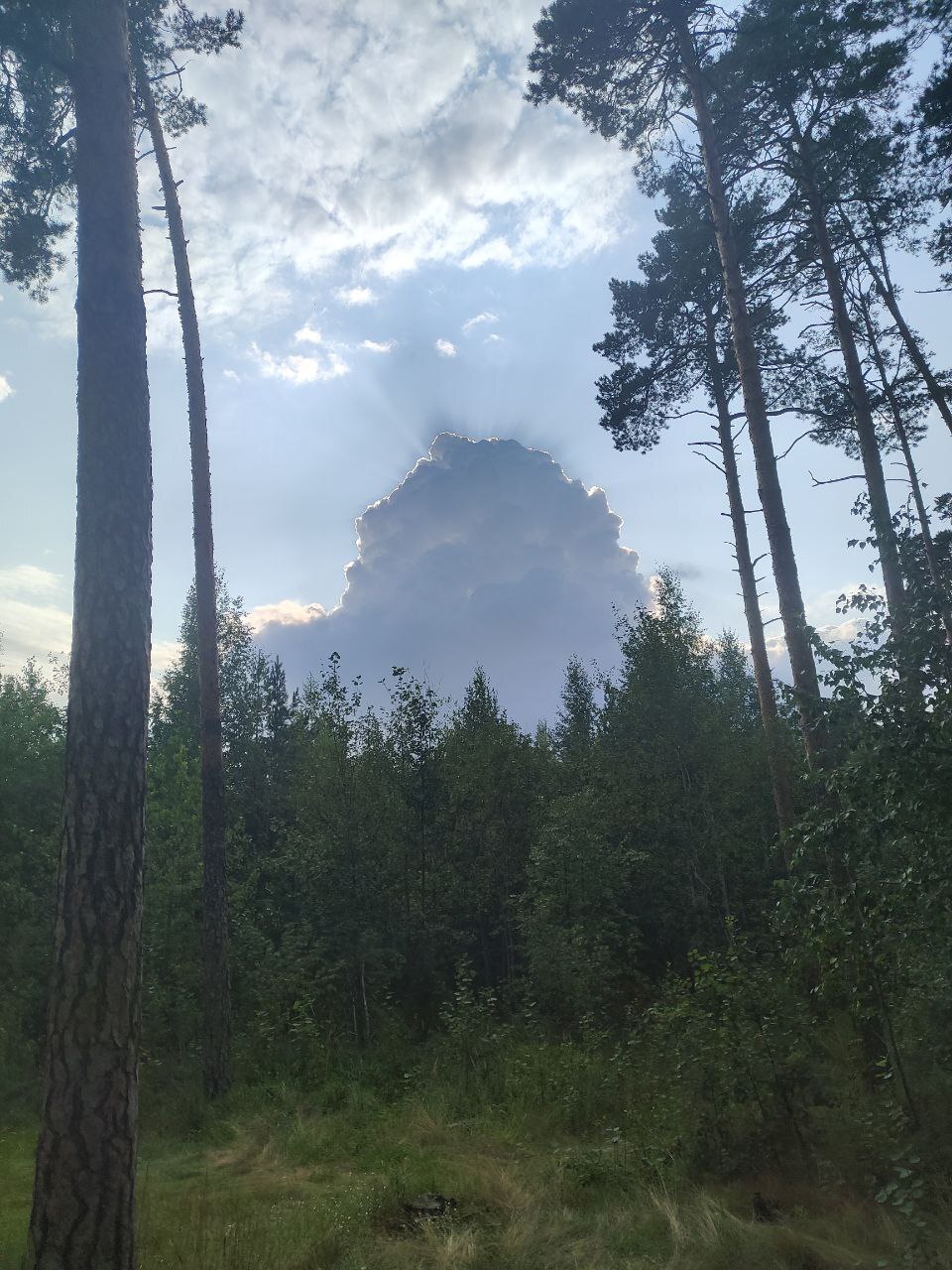 Cloud Castle - Picture with text, Mobile photography, Clouds