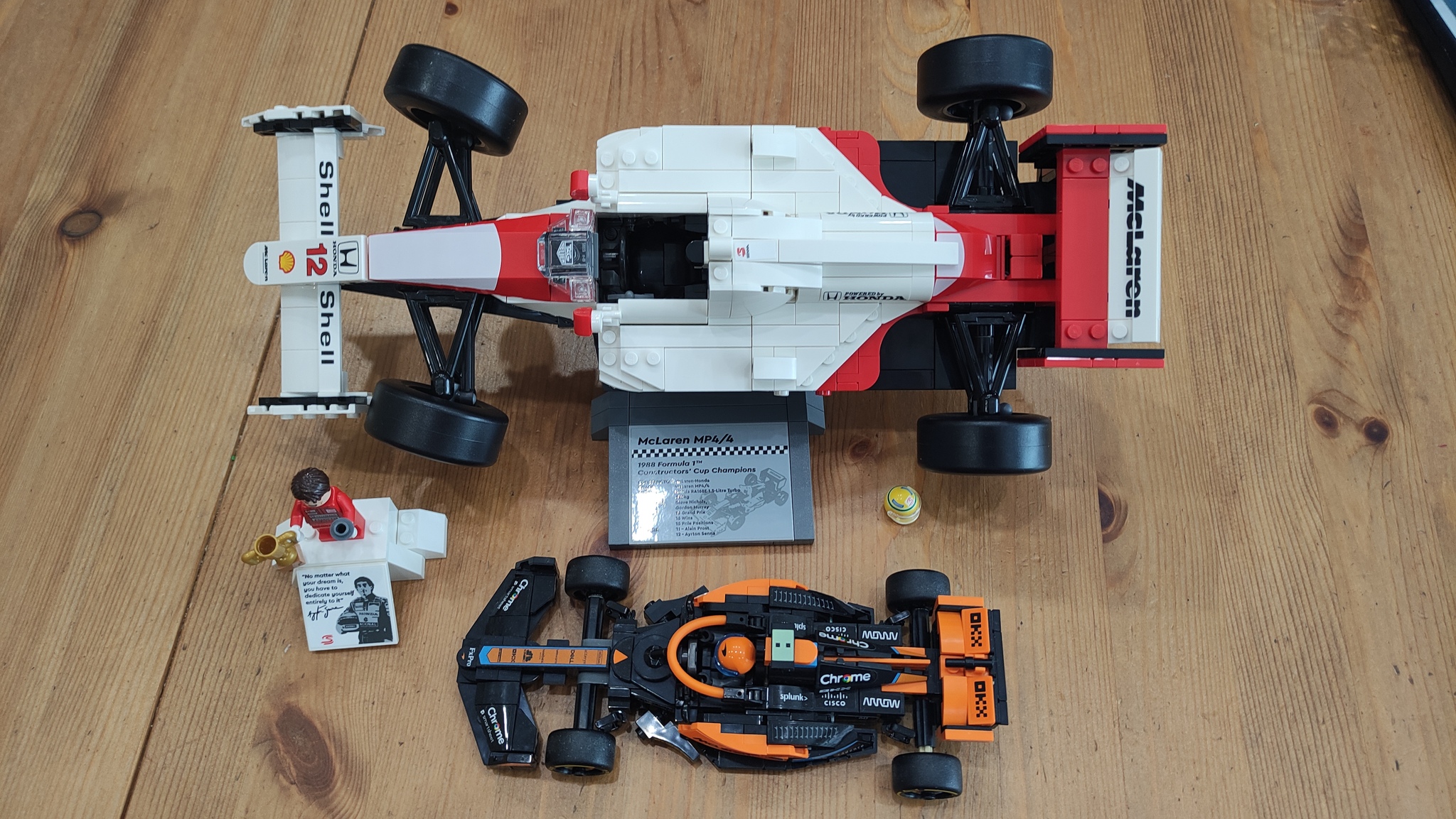 Набор Lego 10330 McLaren F1 MP4/4 & Ayrton Senna - Моё, LEGO, Конструктор, Формула 1, Mclaren Honda, Mp4, Senna, Длиннопост