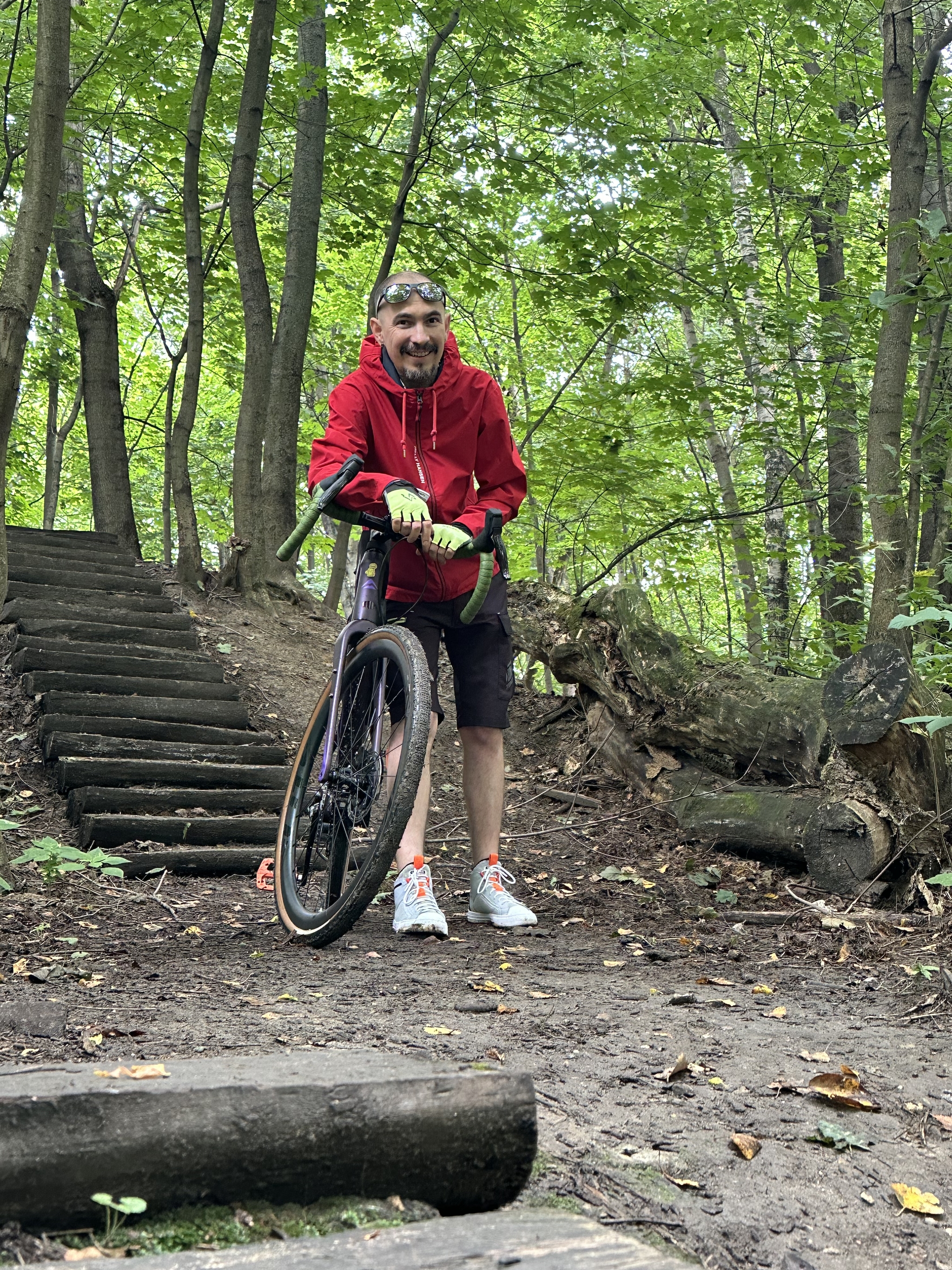 Along the canal near Pirogovsky through a forest park near Yauza - My, Merida (bicycle), Bike ride, Giant, Moscow Canal, Forest Park, Longpost