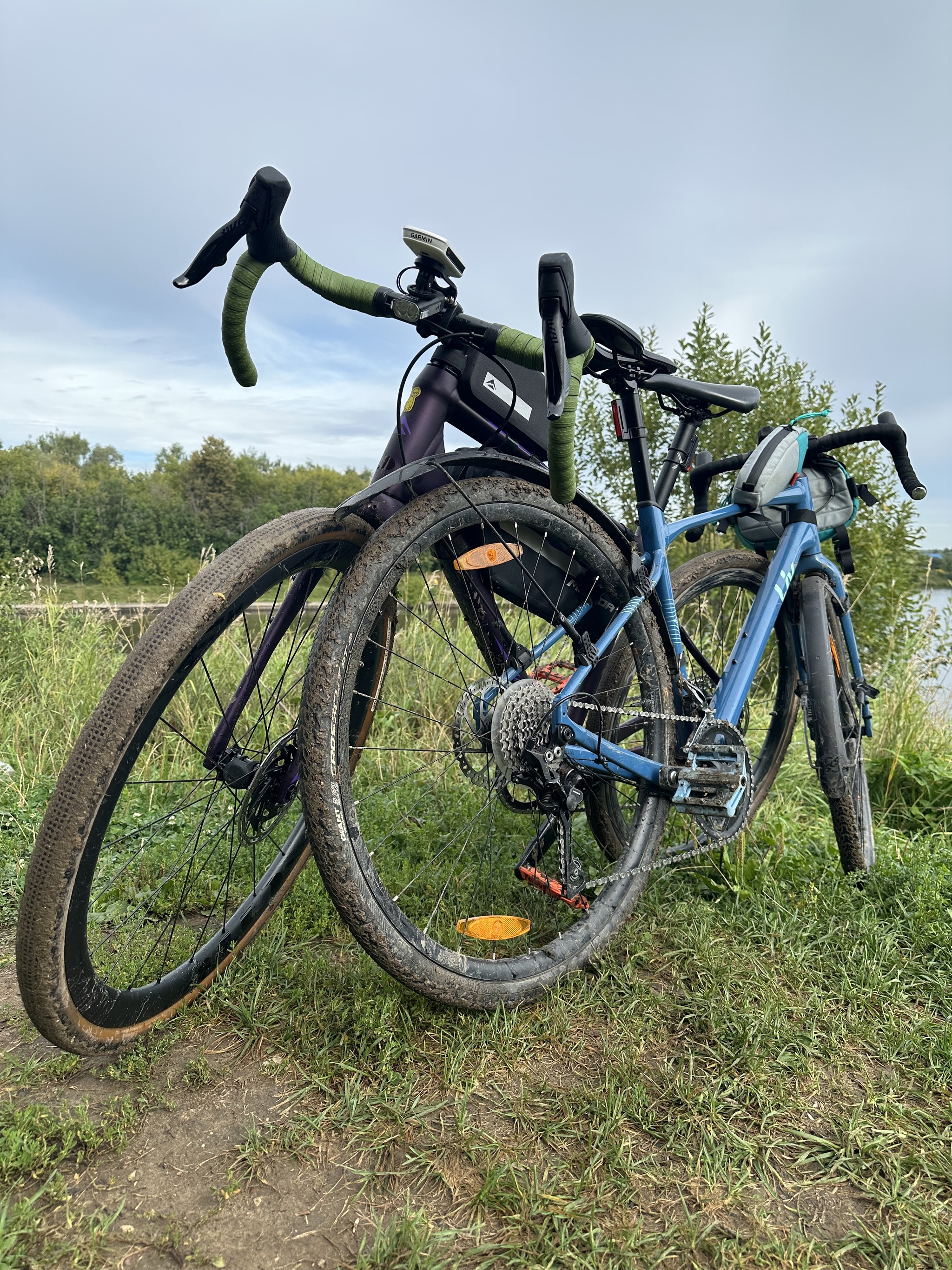 Along the canal near Pirogovsky through a forest park near Yauza - My, Merida (bicycle), Bike ride, Giant, Moscow Canal, Forest Park, Longpost