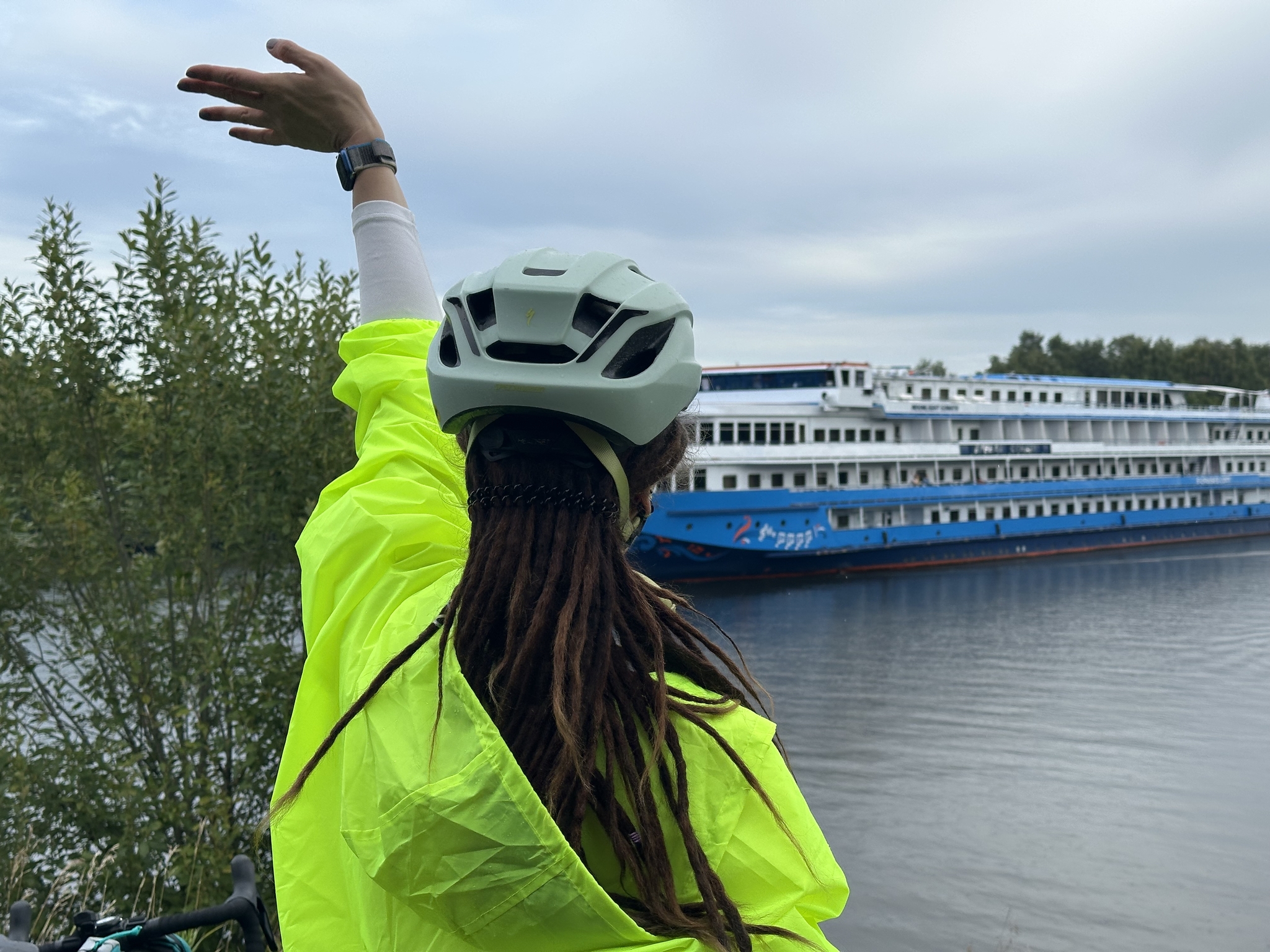 Along the canal near Pirogovsky through a forest park near Yauza - My, Merida (bicycle), Bike ride, Giant, Moscow Canal, Forest Park, Longpost