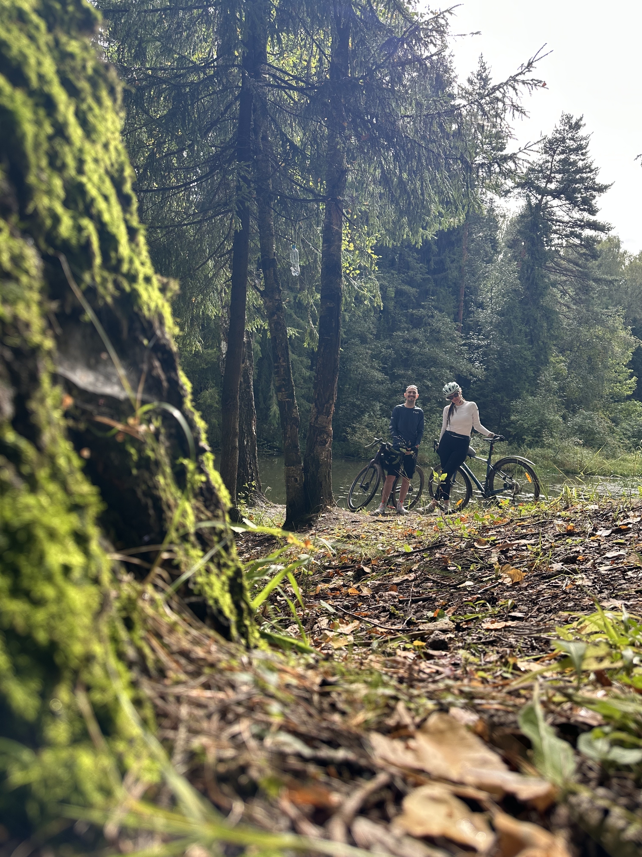 Along the canal near Pirogovsky through a forest park near Yauza - My, Merida (bicycle), Bike ride, Giant, Moscow Canal, Forest Park, Longpost