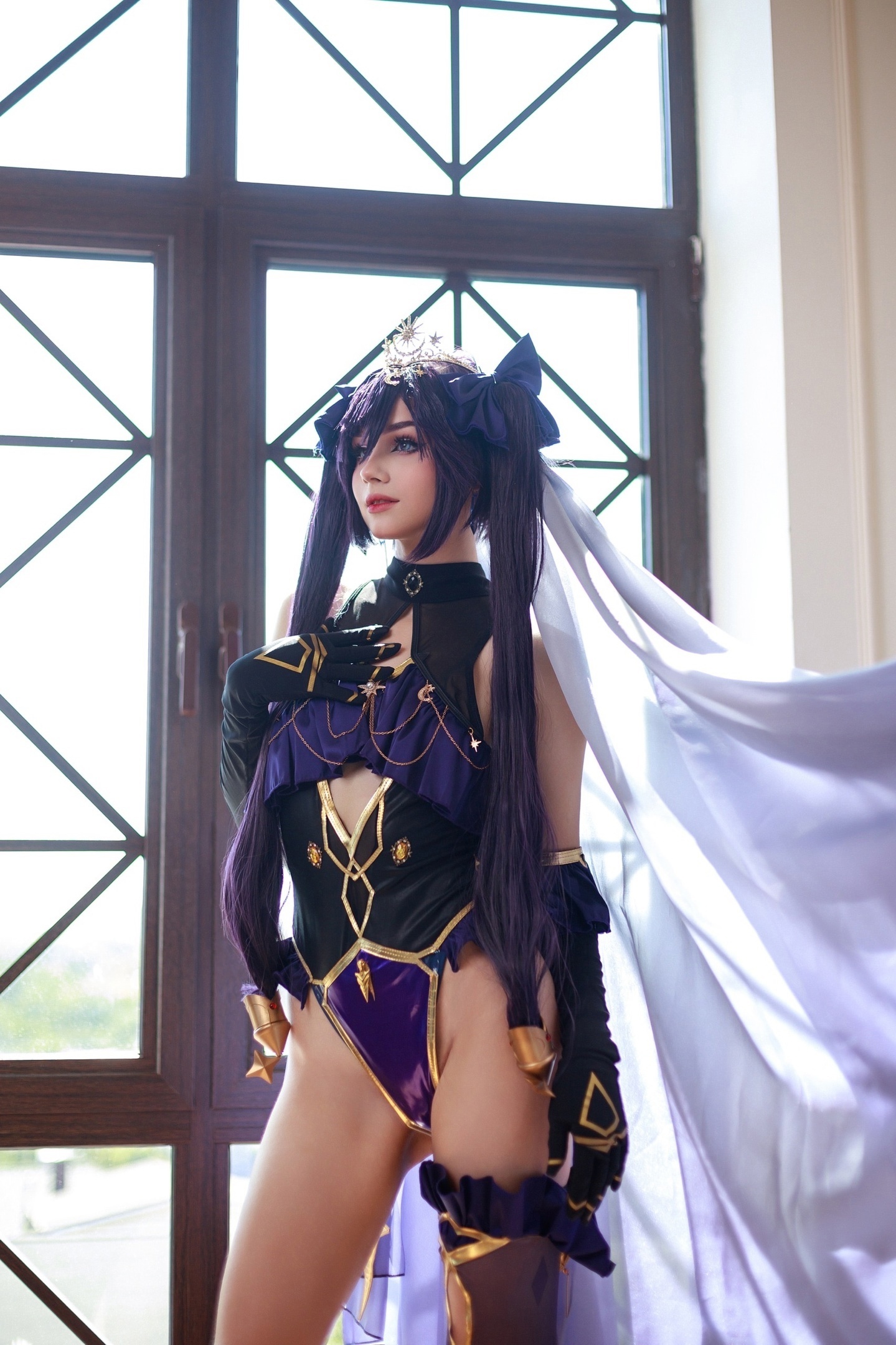 Mona (Mayushi) - The photo, Cosplay, Cosplayers, PHOTOSESSION, Mona (genshin impact), Genshin impact, Longpost