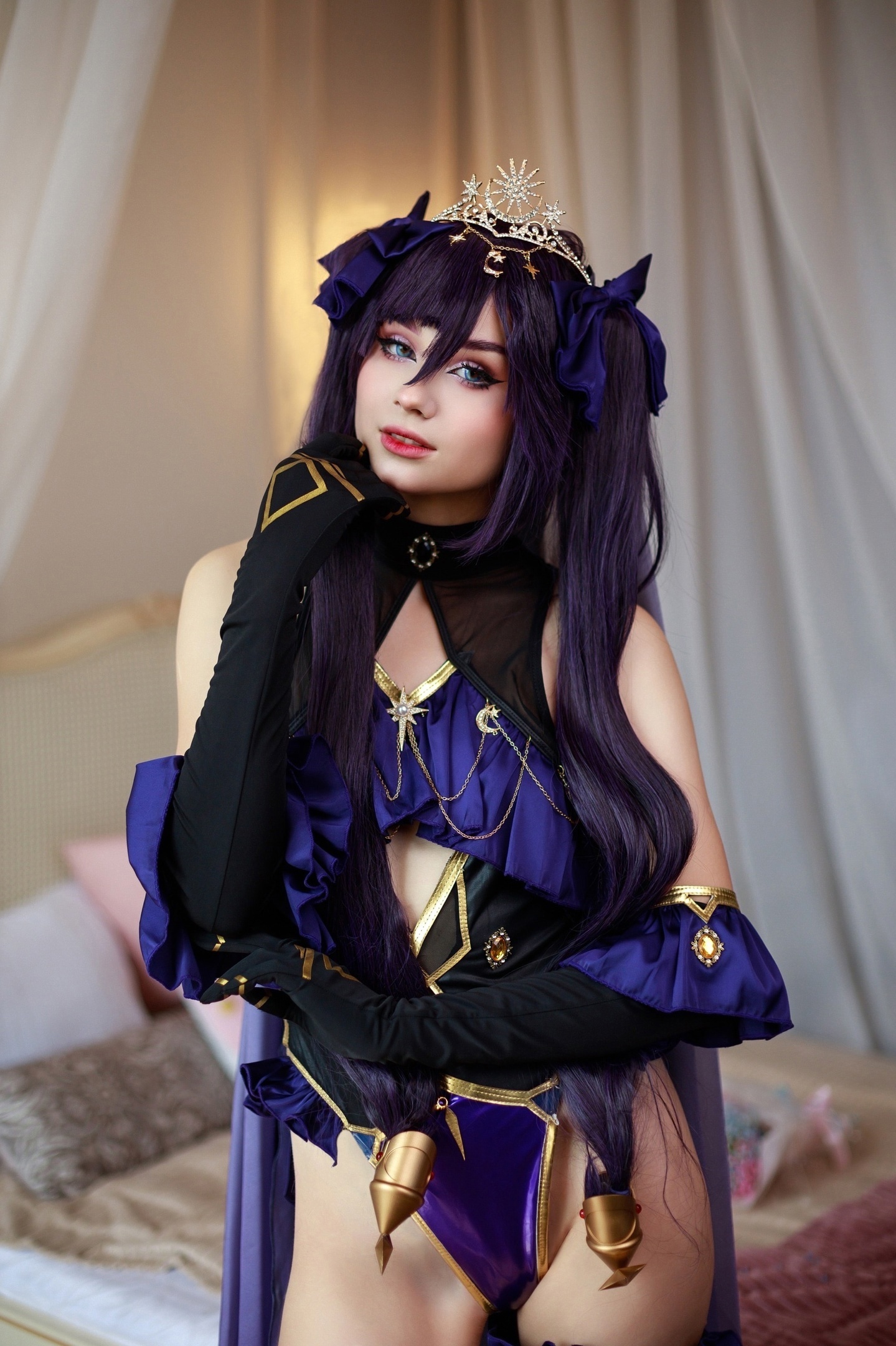 Mona (Mayushi) - The photo, Cosplay, Cosplayers, PHOTOSESSION, Mona (genshin impact), Genshin impact, Longpost