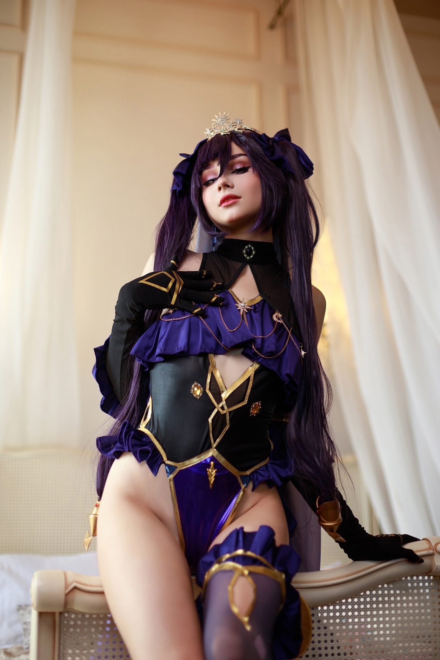 Mona (Mayushi) - The photo, Cosplay, Cosplayers, PHOTOSESSION, Mona (genshin impact), Genshin impact, Longpost