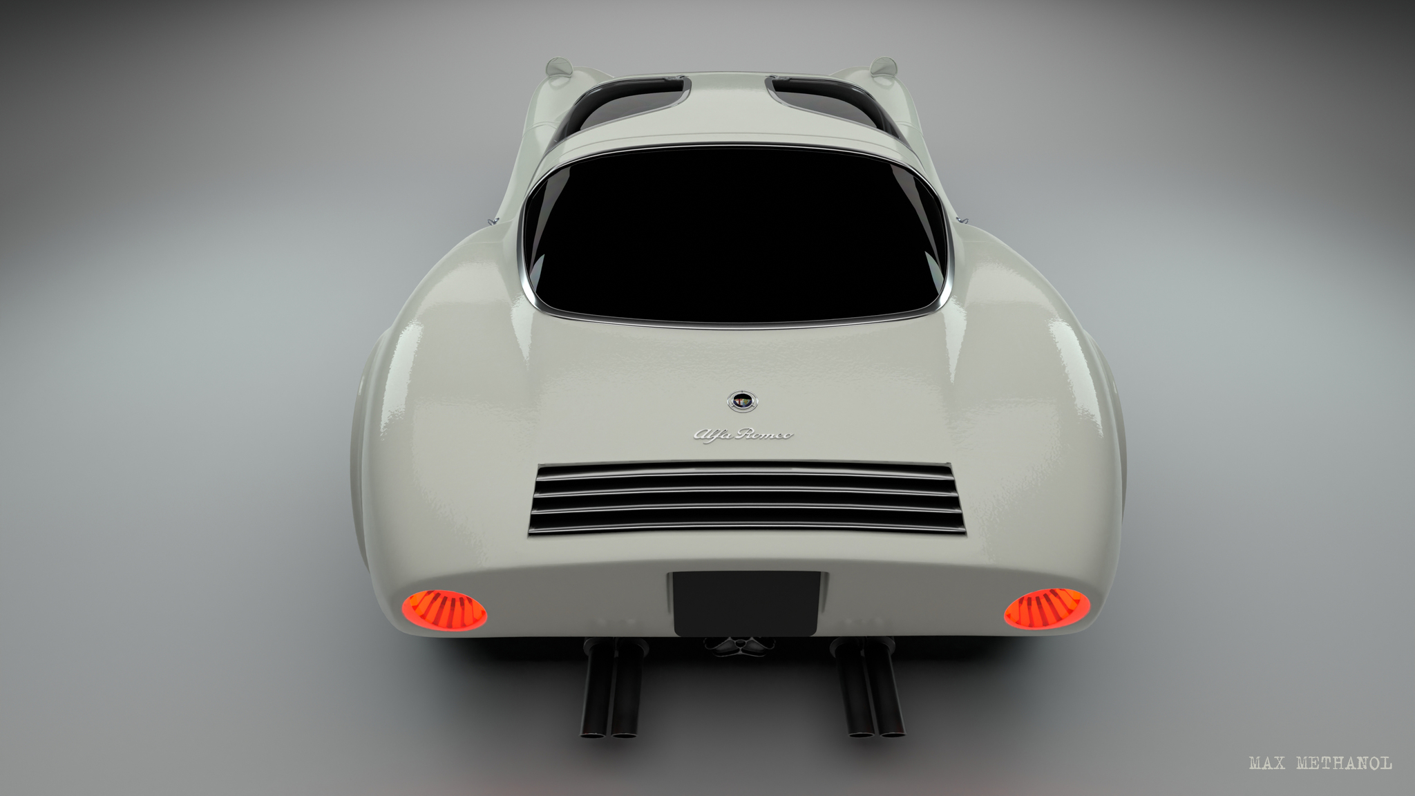 Alfa Romeo 33 Stradale 3D - Blender, Дизайн, 3D моделирование, 3D, Длиннопост