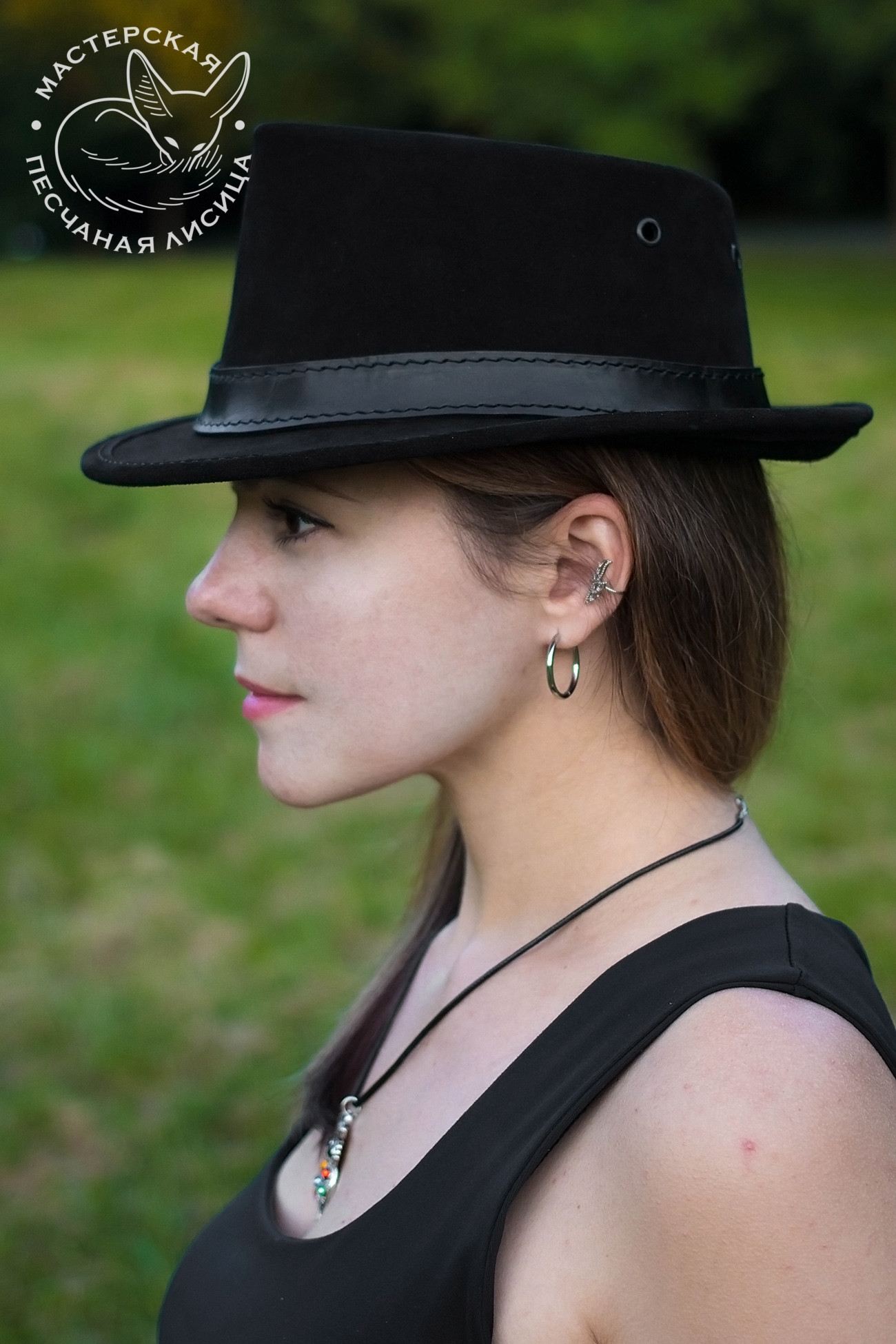 Club hat (Hipster type) - My, Hat, Headdress, Fedora, Handmade, With your own hands, Needlework without process, Longpost