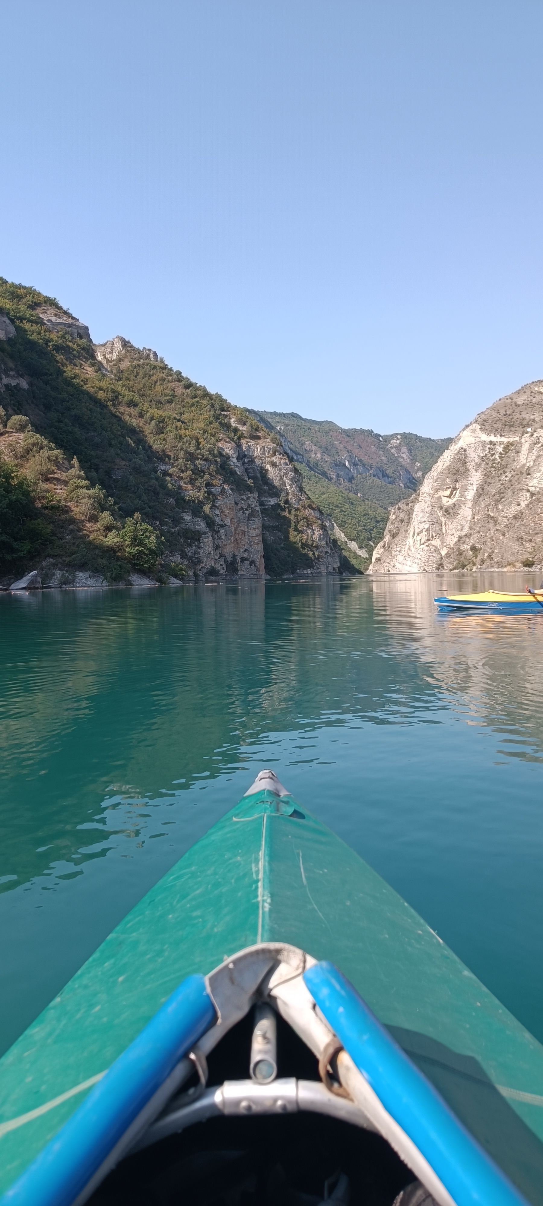 Kayaking on the Chirkey reservoir. Republic of Dagestan - My, Kayak, Tourism, Travel across Russia, Mobile photography, Longpost