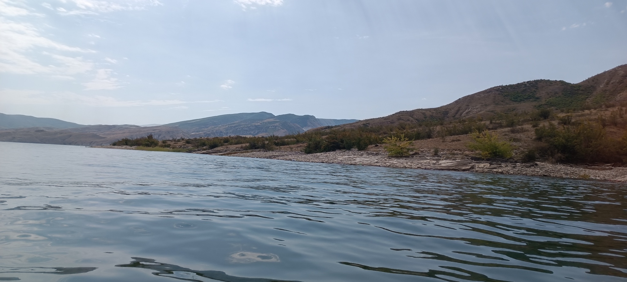 Kayaking on the Chirkey reservoir. Republic of Dagestan - My, Kayak, Tourism, Travel across Russia, Mobile photography, Longpost