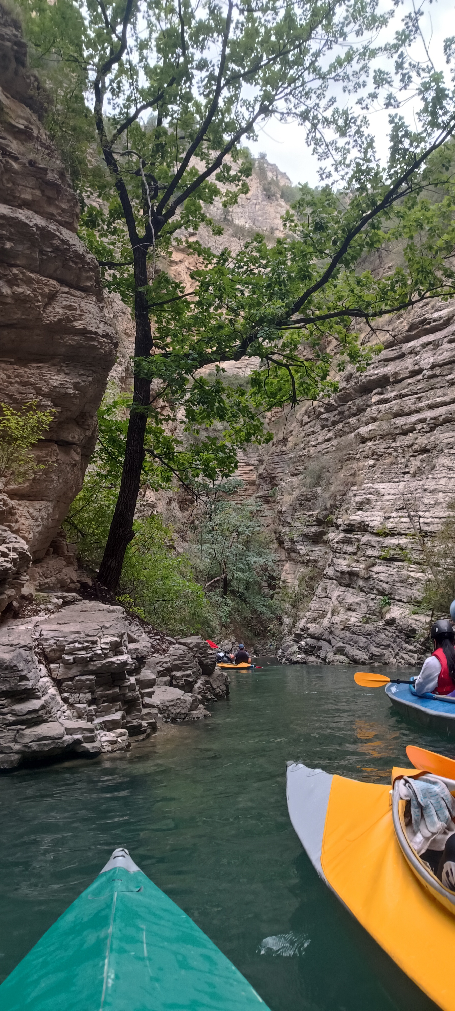 Kayaking on the Chirkey reservoir. Republic of Dagestan - My, Kayak, Tourism, Travel across Russia, Mobile photography, Longpost