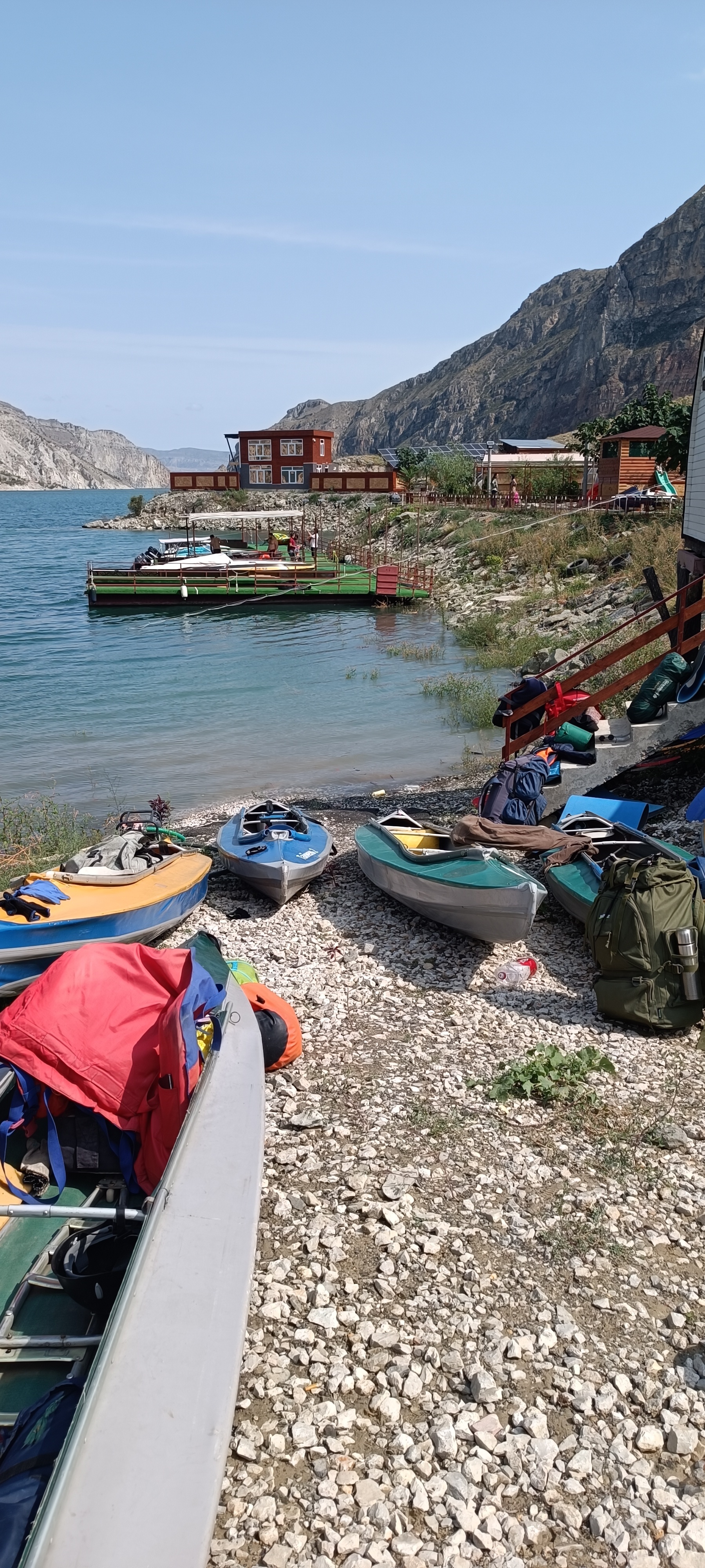 Kayaking on the Chirkey reservoir. Republic of Dagestan - My, Kayak, Tourism, Travel across Russia, Mobile photography, Longpost