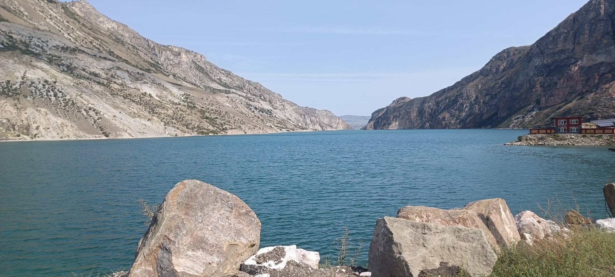 Kayaking on the Chirkey reservoir. Republic of Dagestan - My, Kayak, Tourism, Travel across Russia, Mobile photography, Longpost