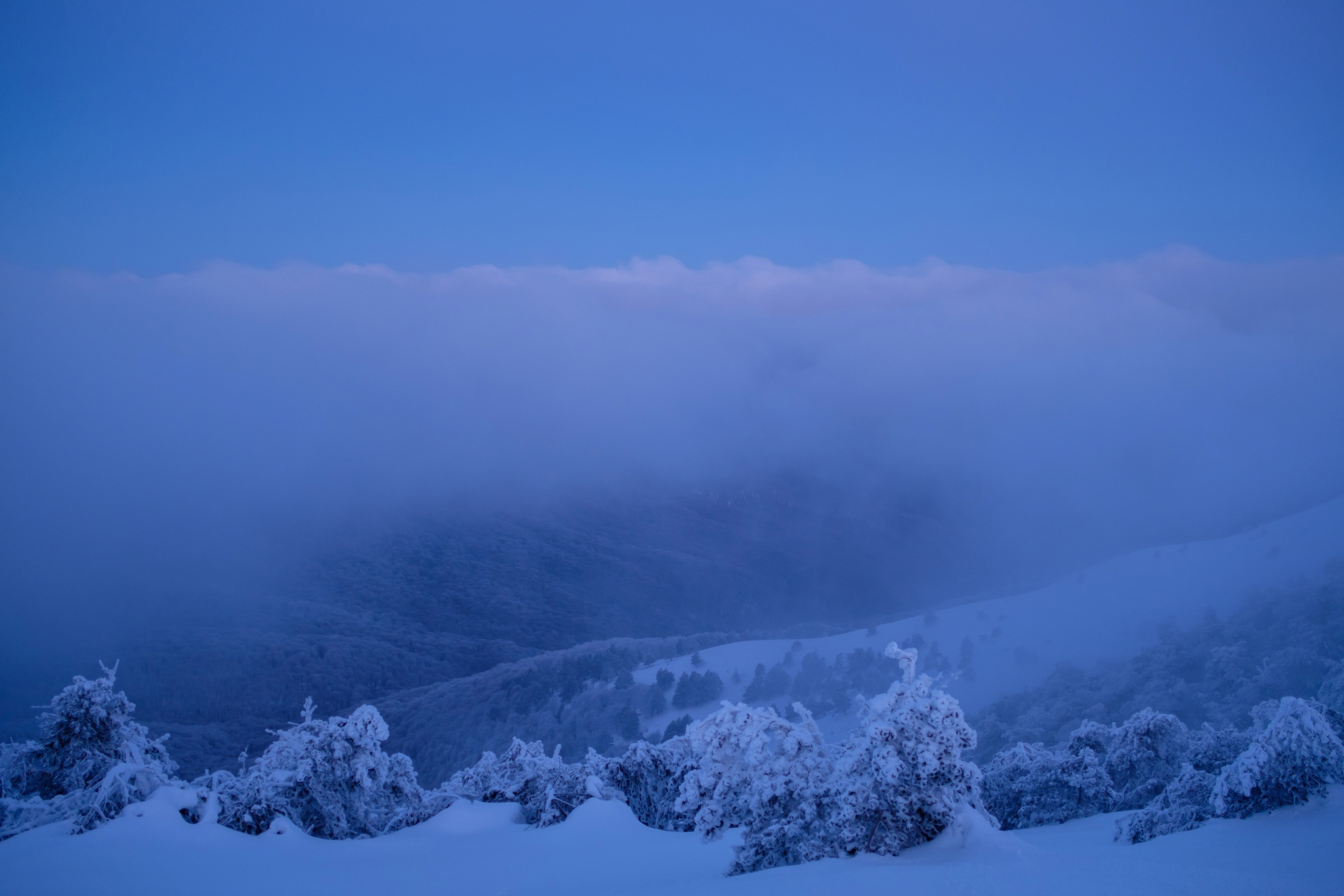 Winter Crimea - My, Crimea, Russia, The photo, Sky, Winter, The mountains, The rocks, Sunrises and sunsets, Longpost