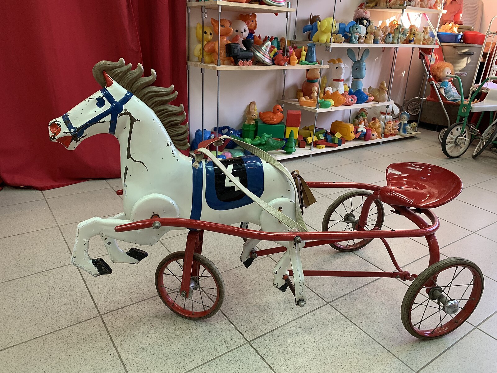 About the pedal horse - Old toys, Childhood in the USSR, Childhood memories, 80-е, Idiocy, Pedal horse