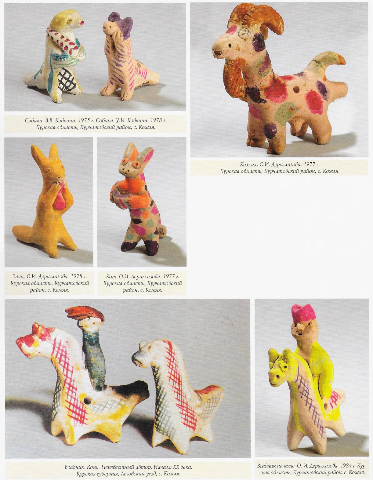 Voronezh and Kursk clay toys: Culture and identity of South Russian crafts - Sculpture, Ancient artifacts, Collecting, Toys, Clay, Needlework, История России, Longpost