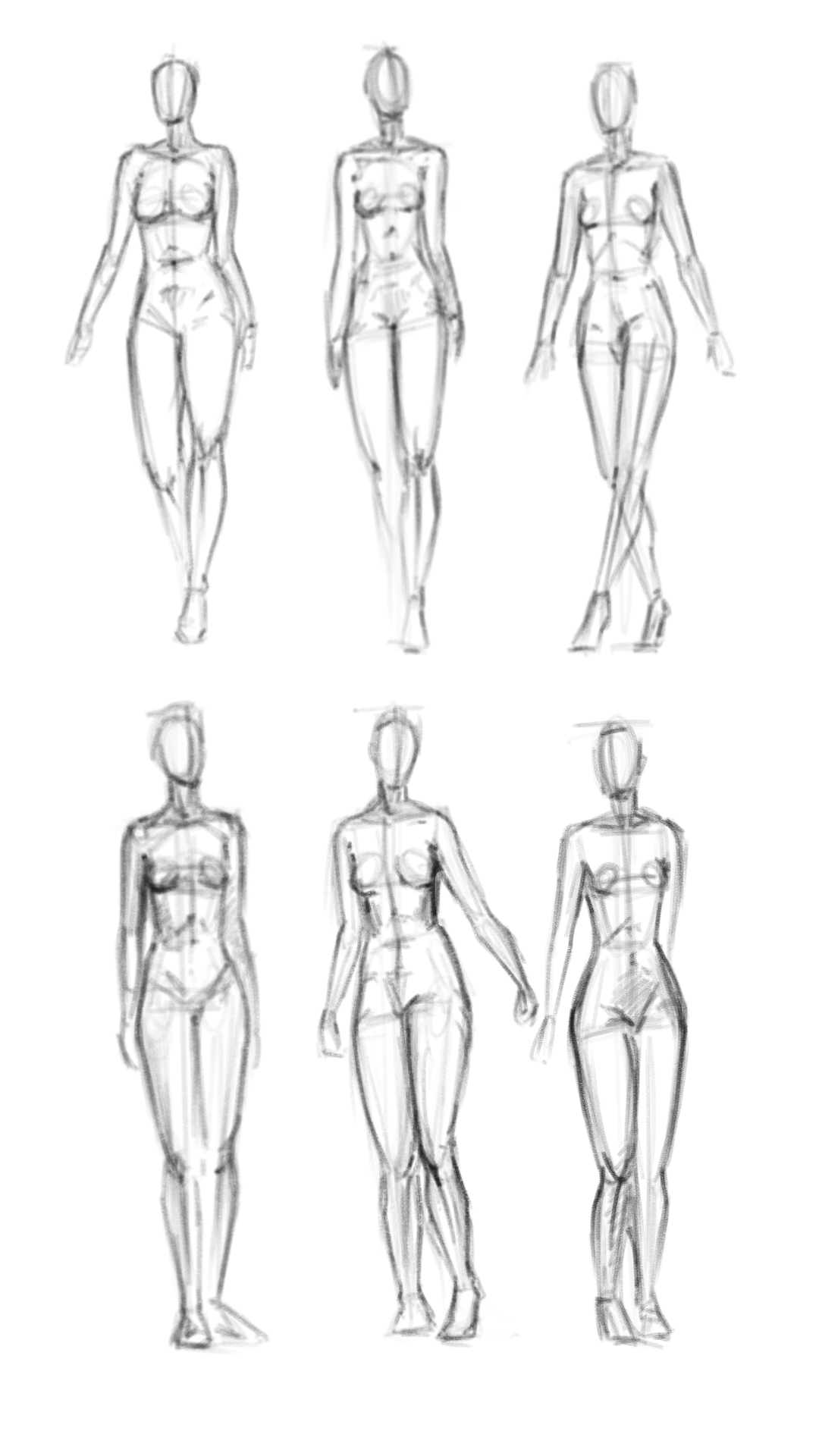 Exercise for drawing people: - My, Painting, Digital drawing, Longpost