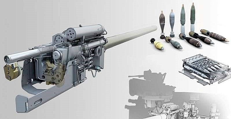 120-mm self-propelled artillery gun 2S40 “Phloks” on the “Motovoz-M” chassis - Military equipment, Cannon, Armament, Weapon, A gun, Longpost