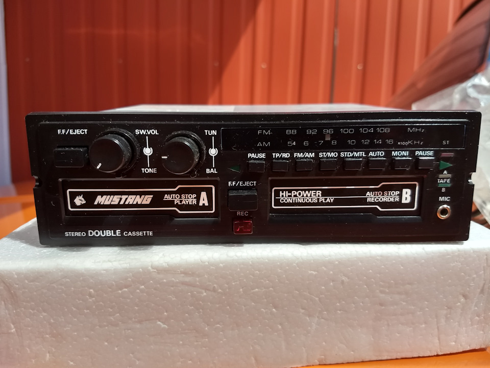 Unique two-cassette car radio - Car radio, Cassette recorder, Cassette, Electronics, Yandex Zen, Yandex Zen (link), Longpost