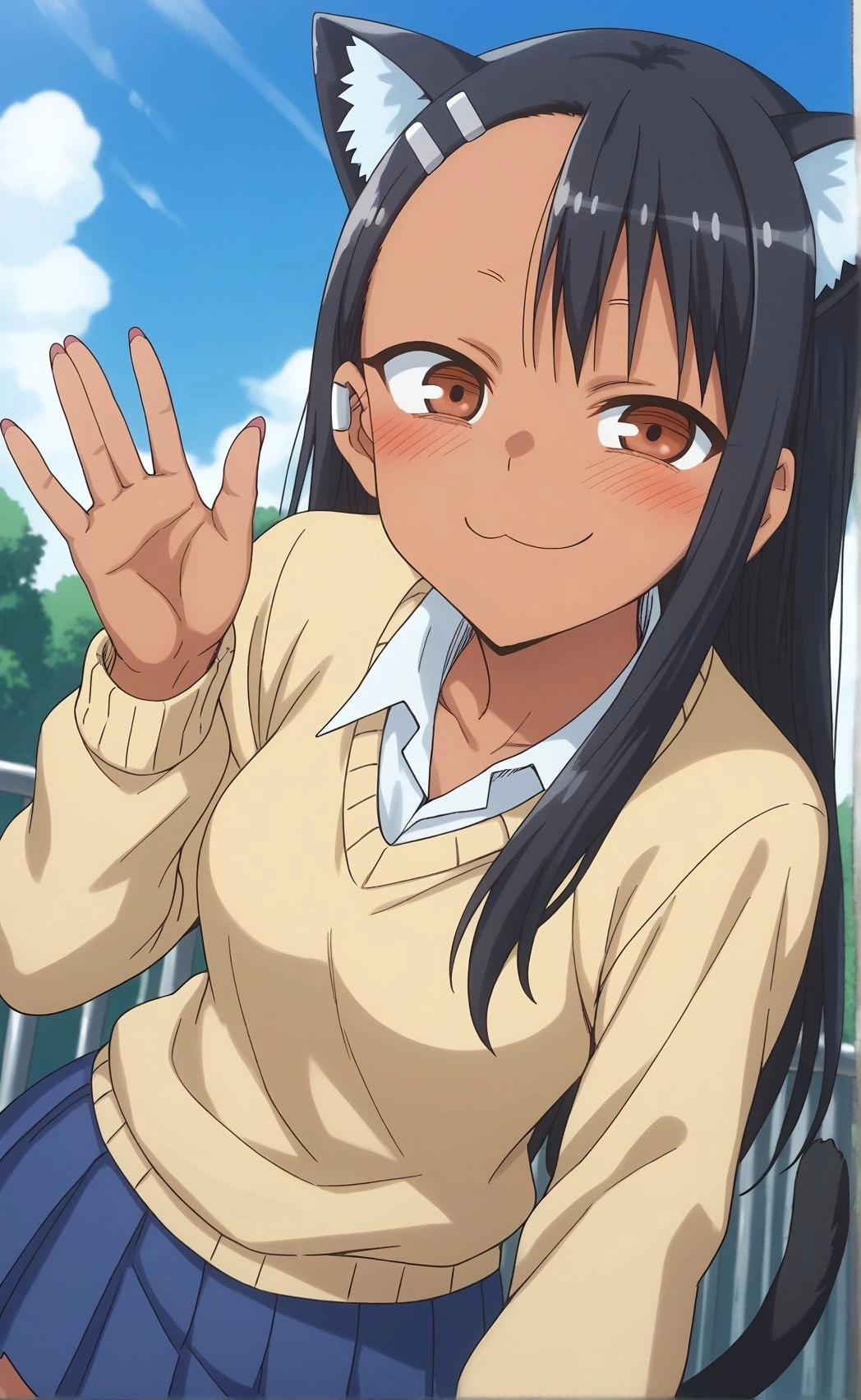 Definitely - My, Neural network art, Нейронные сети, Anime, Ijiranaide Nagatoro-san, Hayase nagatoro, Longpost