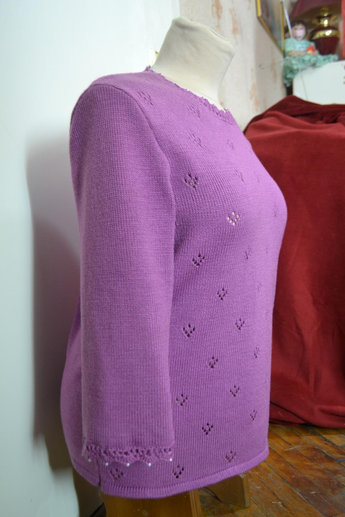 Knitted a sweater to order at Your discretion - My, Needlework, Needlework without process, Knitting, Longpost