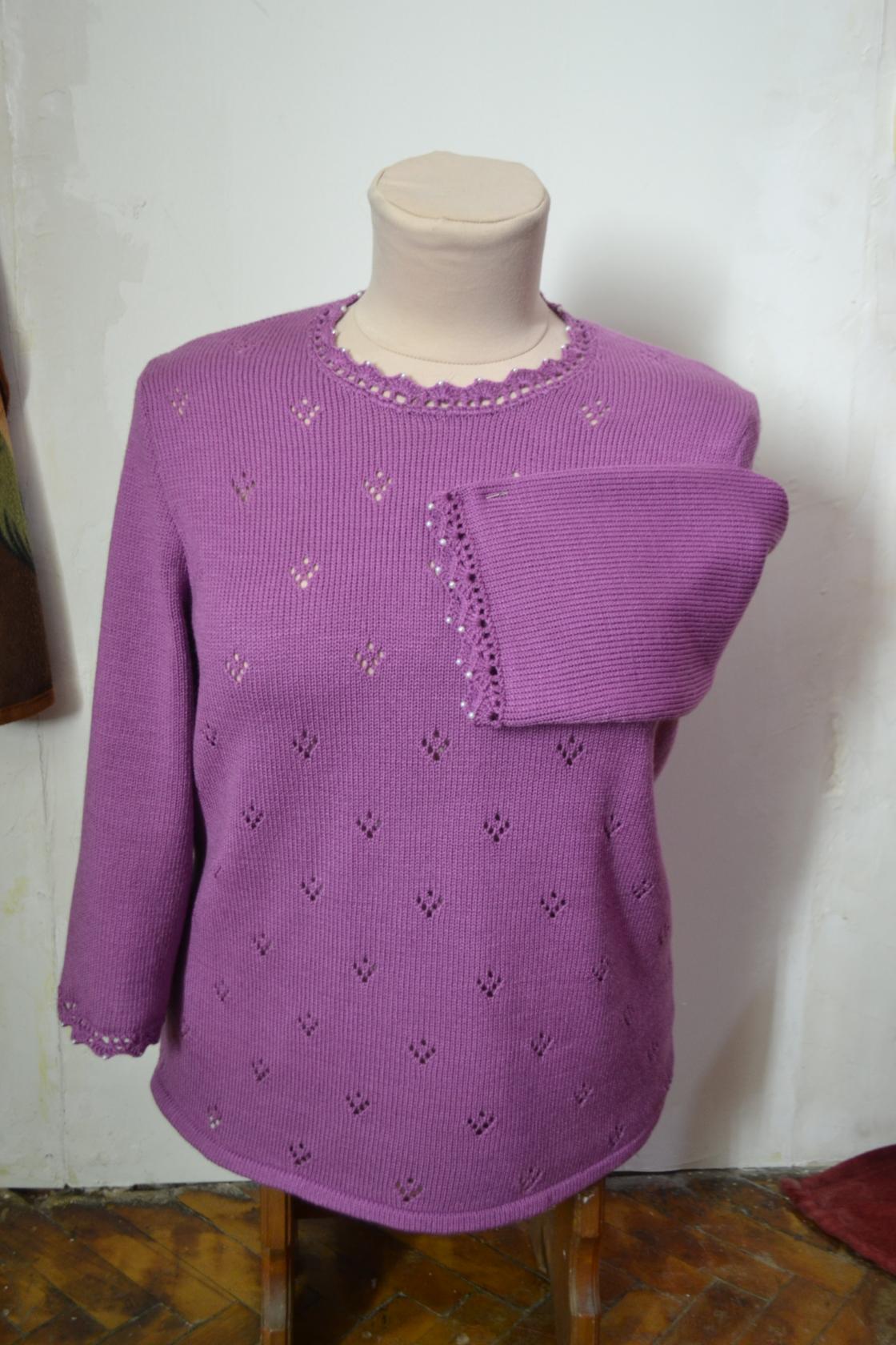 Knitted a sweater to order at Your discretion - My, Needlework, Needlework without process, Knitting, Longpost