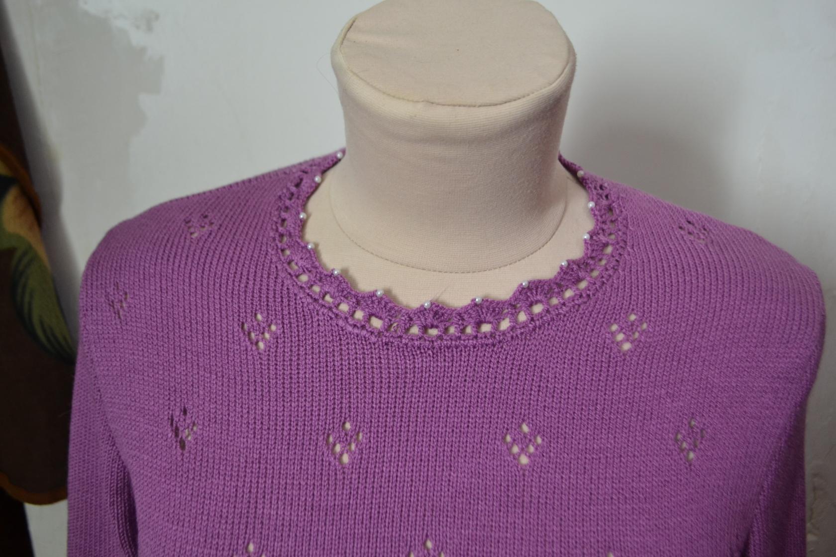 Knitted a sweater to order at Your discretion - My, Needlework, Needlework without process, Knitting, Longpost