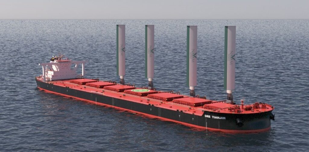 The ships will receive a tailwind thanks to aerodynamic “wings” that reduce fuel consumption - Israel, Startup, Technologies, Cargo ship, Aerodynamics, Wings, Airplane, Saving, Fuel, Patent, Green Energy, Wind, Vessel, Shipping, Longpost