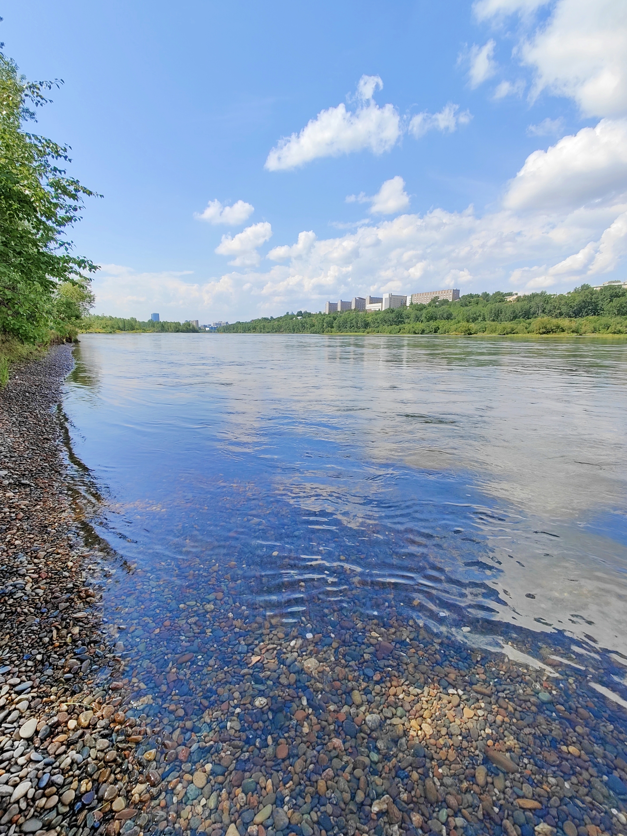 Transparency - My, Yenisei, River, Krasnoyarsk, Tatyshev Island, Water, Transparency, Mobile photography