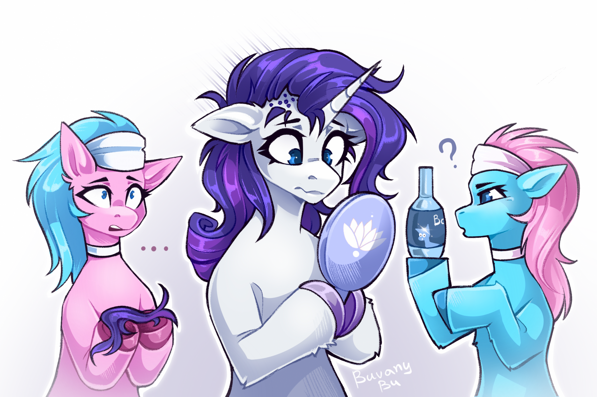 Catastrophe - My little pony, Rarity, Aloe, Lotus Blossom