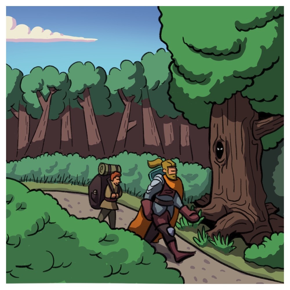 Archers - My, Comics, RPG, Adventures, Archers, Shield, Sword, Longpost, Mat