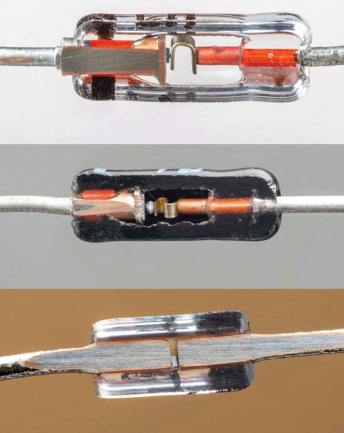 Cross-section of electronic components. Amazing sight [Part 2] - Electronics, Radio amateurs, Radio electronics, Radio engineering, Radio parts, Computer hardware, Longpost