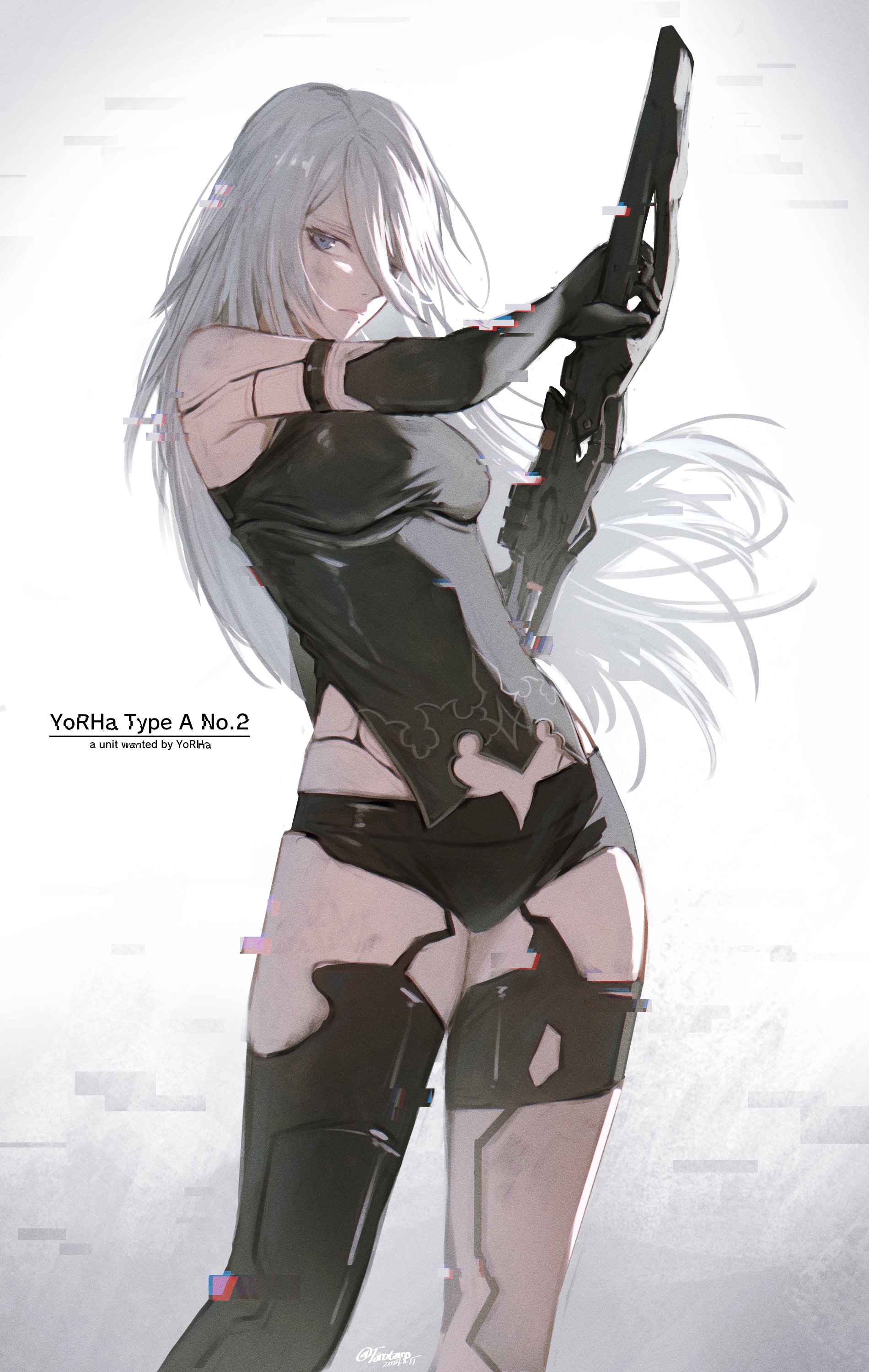 Yorha A2 - Игры, Арт, NIER Automata, Yorha unit No 2 type a