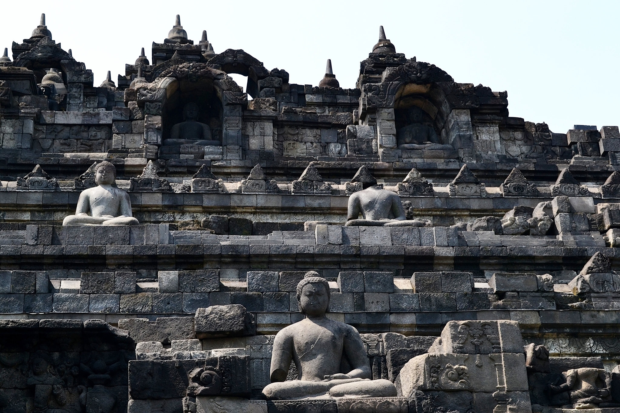 Borobudur Temple Complex. Indonesia, Java - My, Travels, Asia, The photo, Longpost, Indonesia, Java, Temple, Buddhism, Religion, Architecture, Borobudur