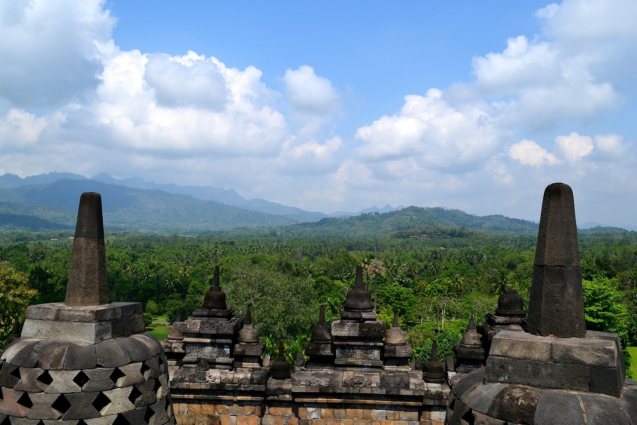 Borobudur Temple Complex. Indonesia, Java - My, Travels, Asia, The photo, Longpost, Indonesia, Java, Temple, Buddhism, Religion, Architecture, Borobudur