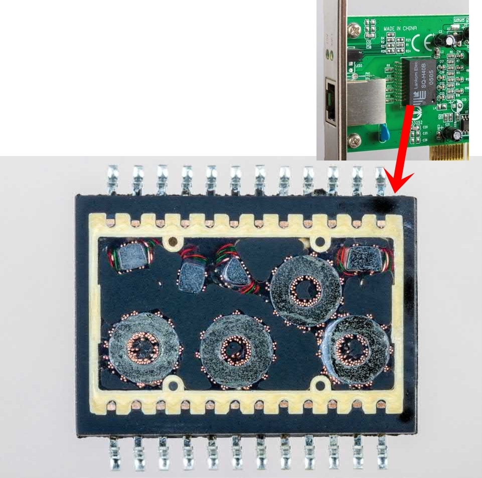Радиодетали в разрезе. Удивительное зрелище [Часть 4] - Радиолюбители, Радиоэлектроника, Радиотехника, Радиодетали, Компьютерное железо, Разрез, Фотография, Приближение, Электроника, Материнская плата, Микросхема, Длиннопост