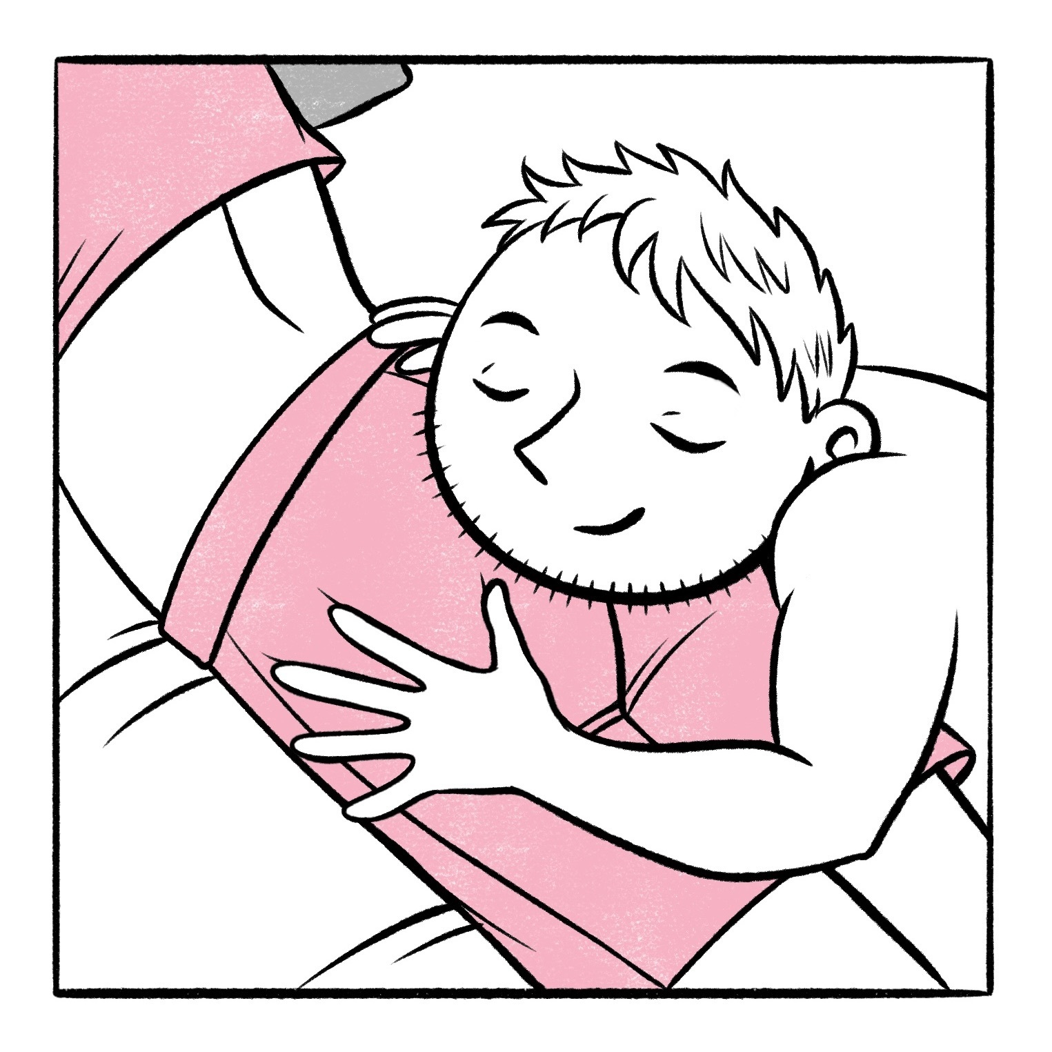 Soft 2.0 - My, Author's comic, Comics, Art, Slice of life, Relationship, Stomach, Pillow, Dream, Men and women, Longpost