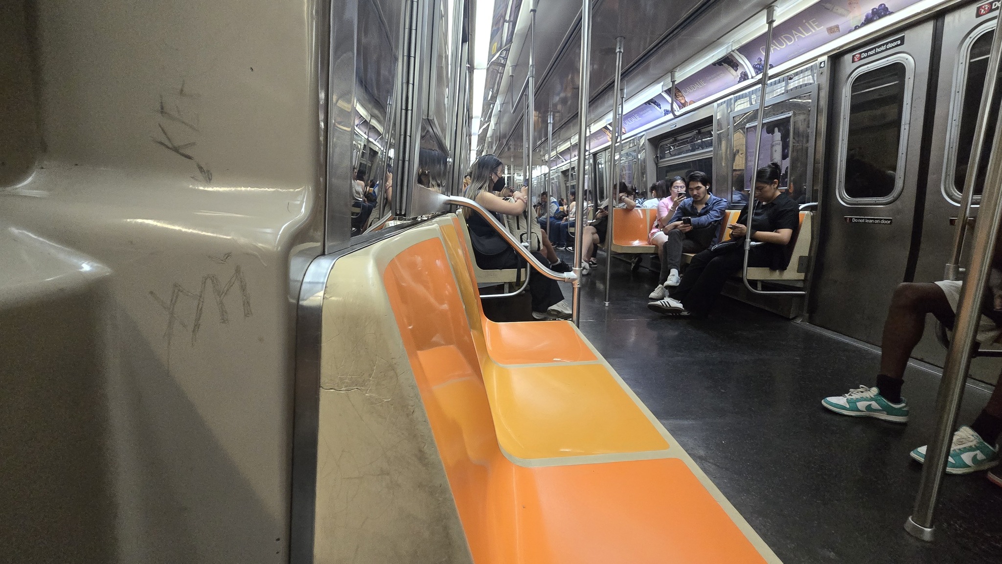 I mean, I'm on the subway, and then... - My, New York, Subway, Organ, Inscription, Mat, The photo