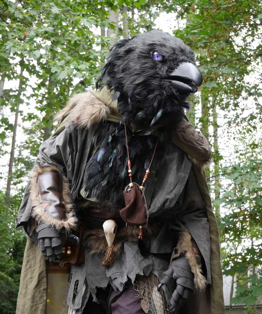 Another great Kenku (raven race) cosplay for Dungeons and Dragons by iopenmymouthtoomuch - Fantasy, Dungeons & dragons, Dnd 5, Races, Tabletop role-playing games, Role-playing games, Cosplay, beauty, Longpost