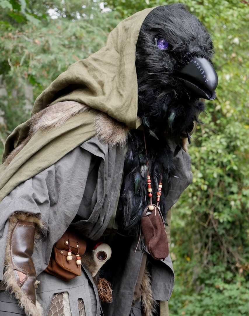 Another great Kenku (raven race) cosplay for Dungeons and Dragons by iopenmymouthtoomuch - Fantasy, Dungeons & dragons, Dnd 5, Races, Tabletop role-playing games, Role-playing games, Cosplay, beauty, Longpost