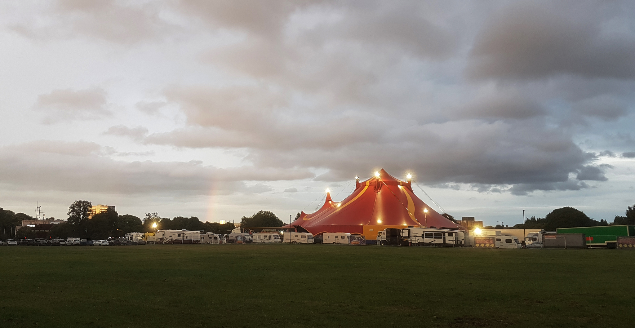 The circus has arrived - My, Mobile photography, Evening, Circus