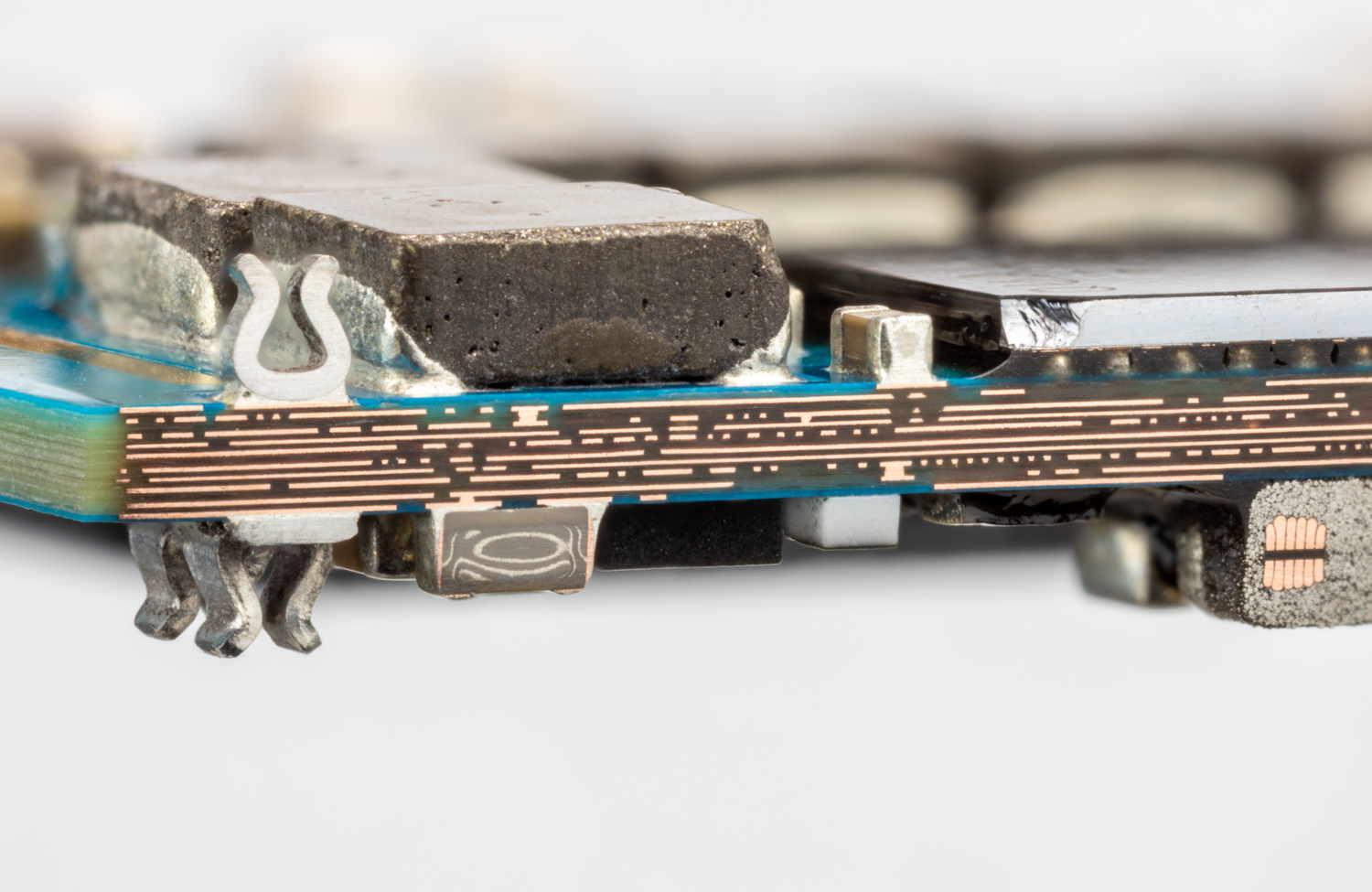 Sectional view of motherboards and microcircuits. Amazing sight - Electronics, Motherboard, Radio amateurs, Radio electronics, Radio engineering, Radio parts, Computer hardware, Longpost, Repeat