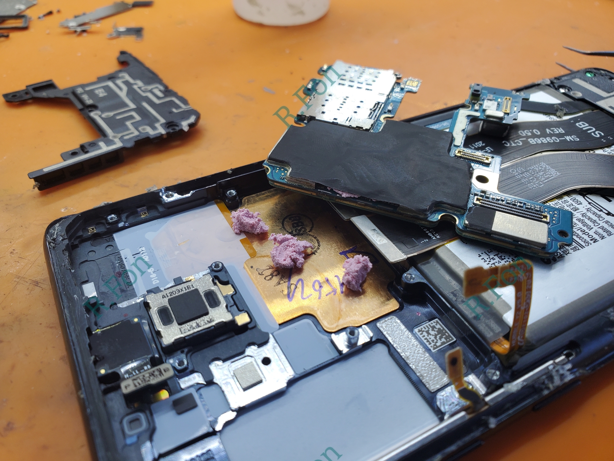 Suddenly ended. Samsung s20+ - My, Moscow, Repair of equipment, Samsung, Data recovery, Soldering, Expensive, Longpost